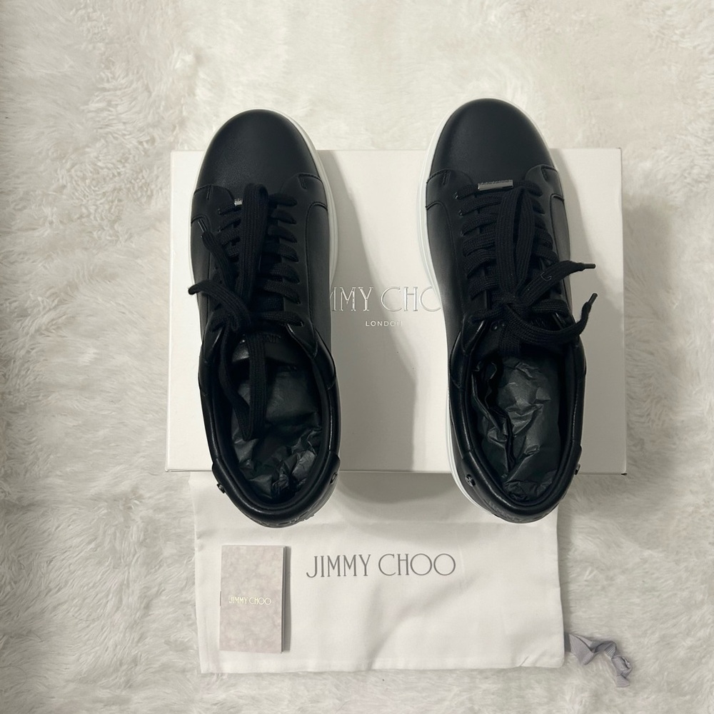 Jimmy Choo Rome Calf Sneakers - Picture 4 of 15